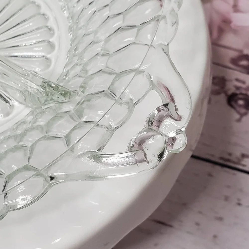 Crystal Divided Serving Dish